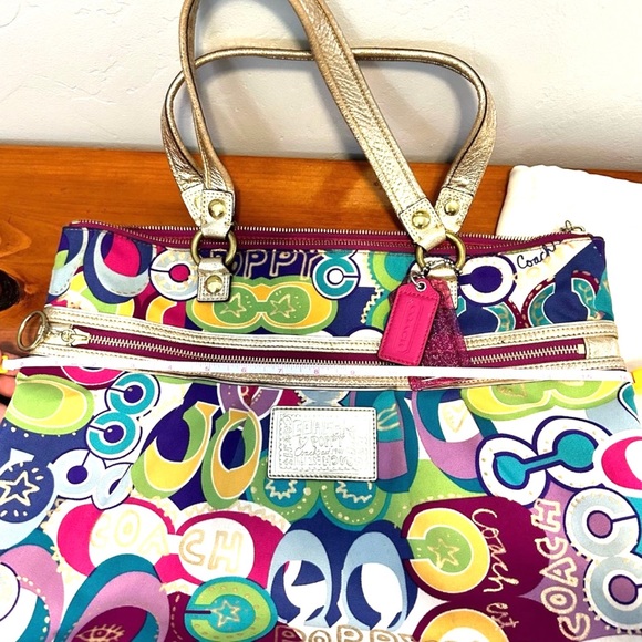 Coach Poppy C Bag Limited Edition Pop Purse Large Designer Dust Bag - Picture 9 of 16